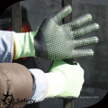 SRSAFETY 15G tricoté des gants de protection nitrile dot dot nitrile product